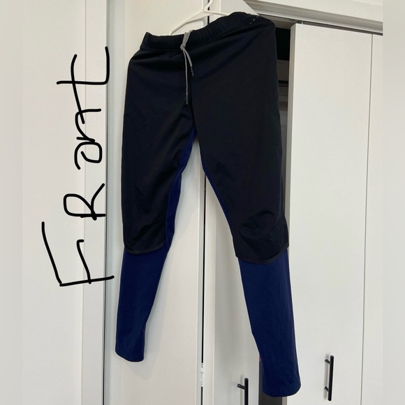 Falke - Wind Panel Leggings - Size S - Blue w Black - NET-A-PORTER - Like New - Picture 10 of 16